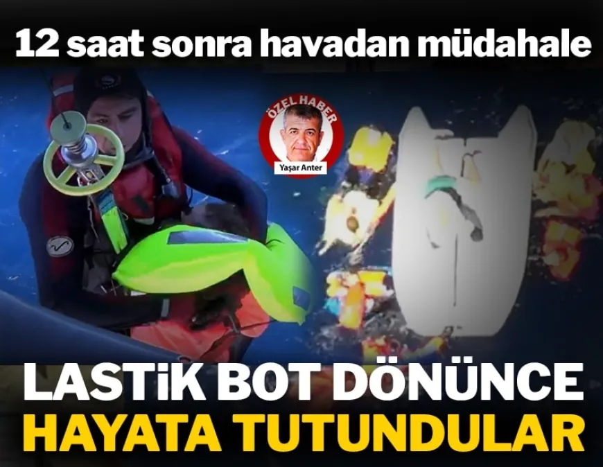 8 turist Bodrum açıklarında dehşeti yaşadı: 12 saat sonra havadan böyle kurtarıldılar