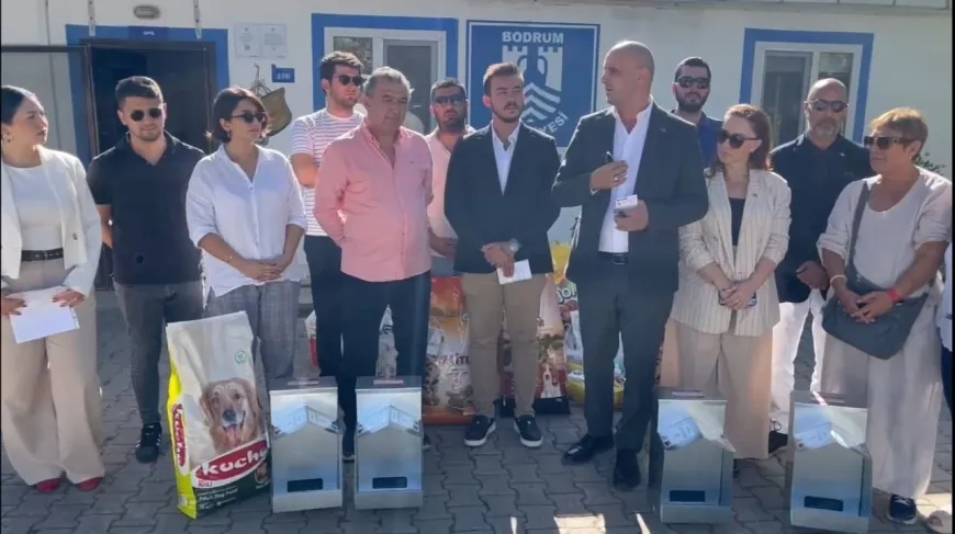 CHP’den barınağa anlamlı ziyaret, anlamlı destek
