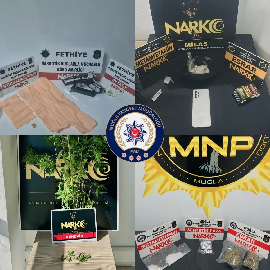 Uyuşturucu İle Mücadelede 6 Kişi Tutuklandı