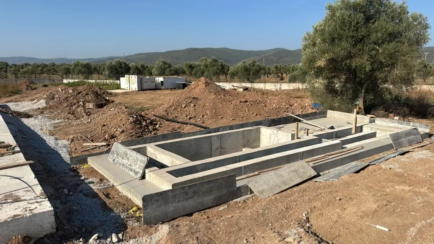 Mumcular Atıksu Arıtma Tesisinin Yüzde 25’ini Tamamladı