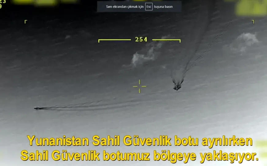 Yunan sahil güvenliği göçmenleri böyle ölüme terk etti Türk sahil güvenliği kurtardı