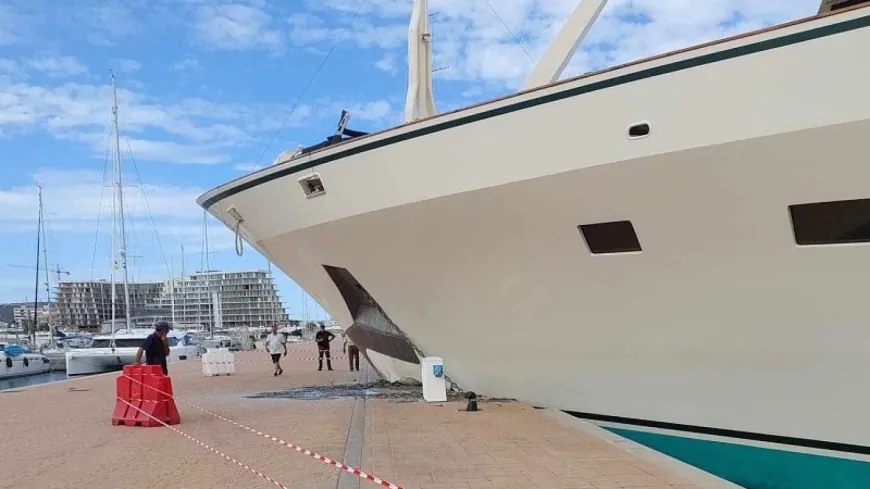 Defalarca Bodrum’a gelmişti..Dünyaca ünlü süper lüks motor yat marinaya çıktı