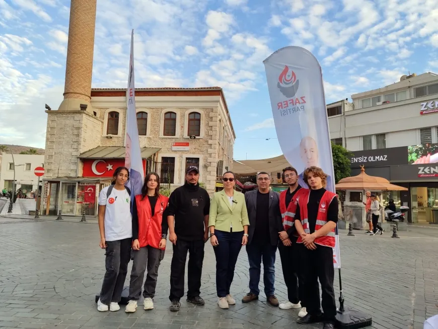 Bodrum Zafer Partisi'nden Yeni Doğan skandalı için Siyah Kurdele ve imza kampanyası