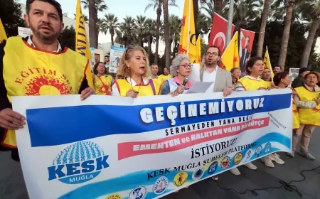 Bodrum’da “Geçinemiyoruz” eylemi yaptılar, İkdidar 19.yüzyıl kölelik koşullarını hedefliyor”
