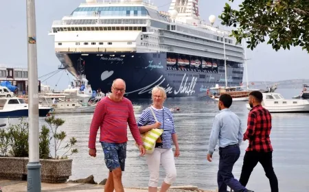 Bodrum’a denizden gelen turist sayısında rekor kırıldı