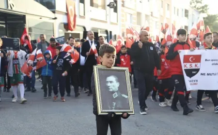 Ulu Önder Gazi Mustafa Kemal Atatürk, Bodrum’da  törenlerle anıldı