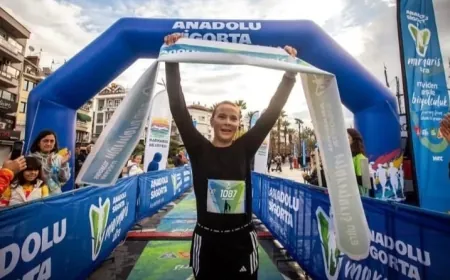 Marmaris Ultra’da Anna Kantarmış 5 km şampiyonu