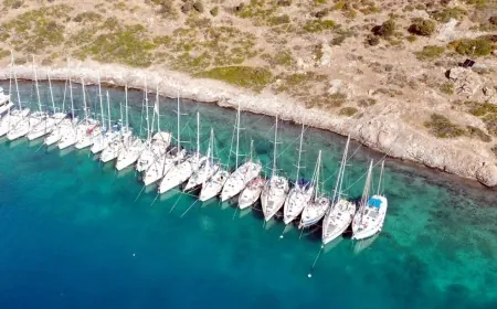 Marina değil göçmen kaçakçılığında kullanılan tekneler