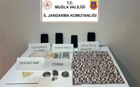 Villada uyuşturucu operasyonu 2 gözaltı