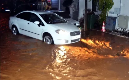 Belediye Bodrum’da sağanak yağış uyarısı yaptı "Dere yataklarına araç bırakmayın"