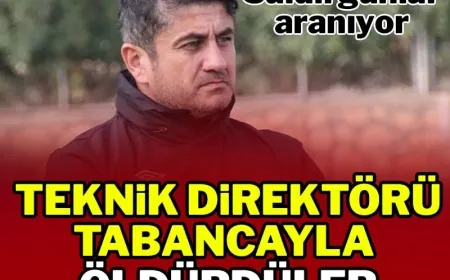 Teknik direktöre silahlı saldırı! Hayatını kaybetti