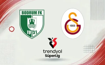Bodrum FK-Galatasaray maçında ilk 11’ler belli oldu