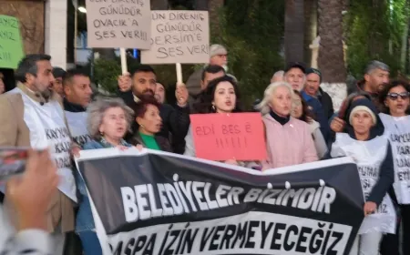 Bodrum’da kayyum atamaları protesto edildi