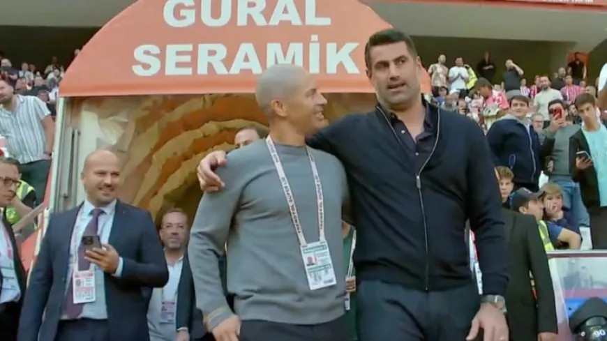 Alex ve Volkan Demirel yıllar sonra buluştu! Birbirlerine sarılarak sahaya çıktılar