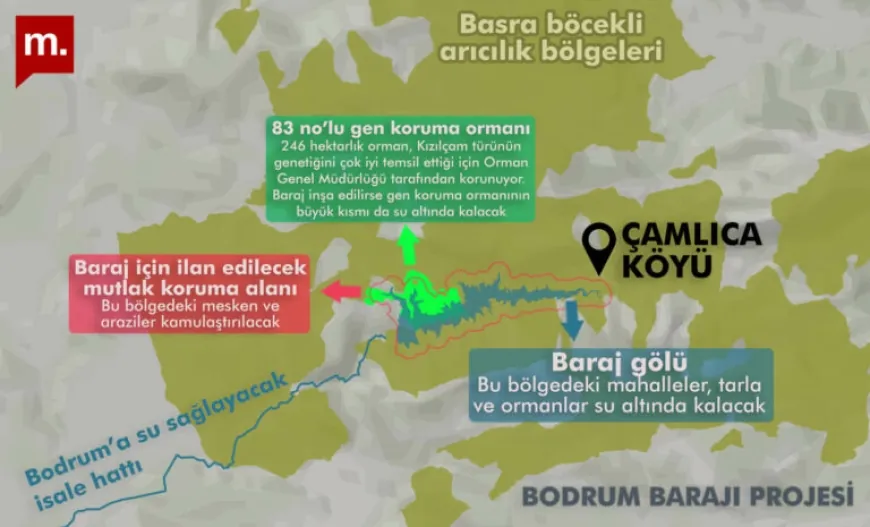 DSİ yapacak...Bodrum’un 2065 yılına kadar su sorunu Bodrum Baraj Projesi ile çözülecek