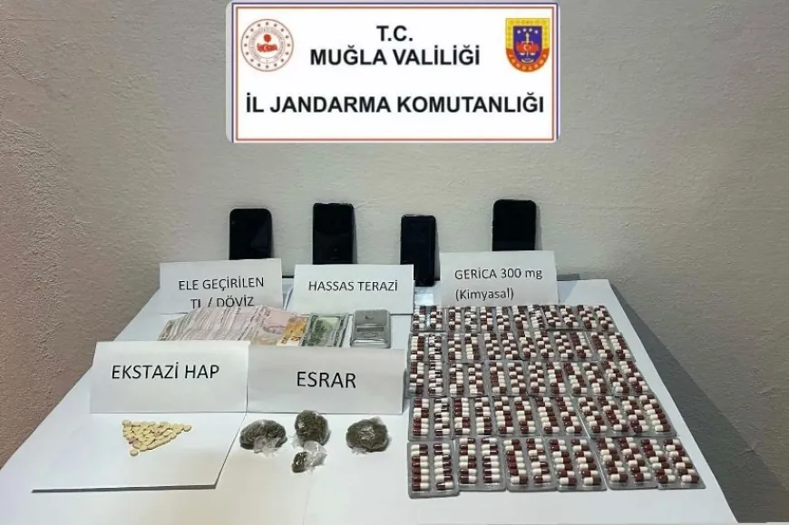 Villada uyuşturucu operasyonu 2 gözaltı