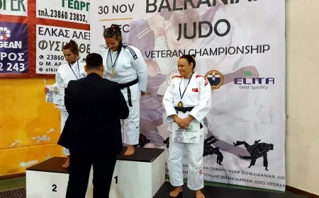 Kader Özbay Judo’da Balkan Şampiyonu oldu