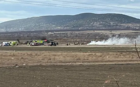Son Dakika... Isparta'da askeri helikopter düştü, 5 askerimiz şehit oldu