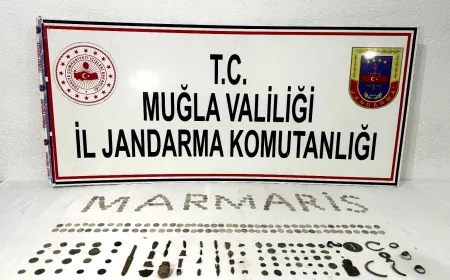 Ticari takside 307  adet tarihi eser ile yakalanan 4 kişi gözaltına alındı