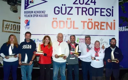 Bodrum’da Güz Tröfesi yelken yarışları sona erdi