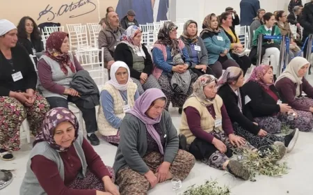 Çimento fabrikasına köylülerden mecliste zeytin dallı eylem