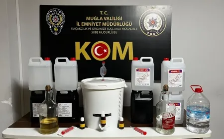 Operasyonda 1 ton kaçak alkol ele geçirildi, 7 gözaltı