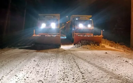 Muğla’da kar yolları kapadı açma çalışmaları başladı, Denizli ve Antalya yoluna gidecekler dikkat