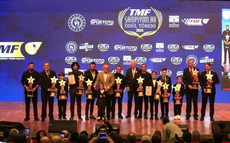 Motosiklet Federasyonu  Şampiyonlar Ödül Töreni gerçekleşti