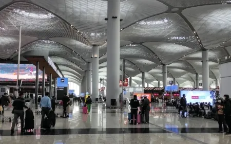 Havalimanı'na giriş çıkışlar kapatıldı...