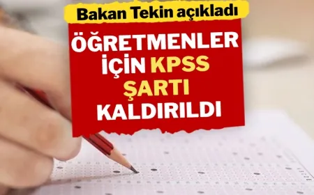 Öğretmen olmak isteyenler artık KPSS'ye girmeyecek