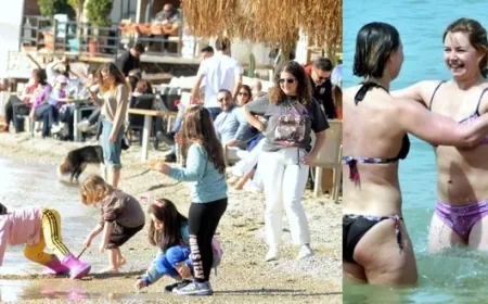 Bodrum 2025'e böyle giriyor...Yılın son günü Bodrum’da deniz ve güneş keyfi