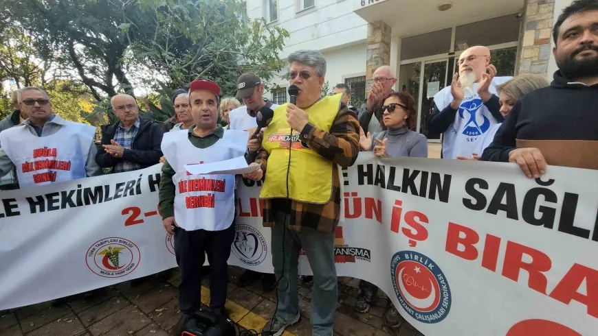 Aile hekimleri grevde Bodrum’dan seslendi “Tuvaletteki kağıtları denetleyen Bakanın il sağlık müdürlüğü bebek yoğun bakım ünitelerini unuttu”
