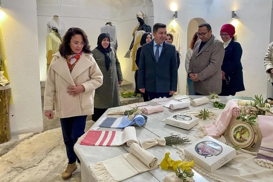 Hamam’da el sanatları sergisi büyüledi