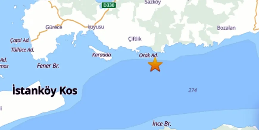 SON DAKİKA...Bodrum’da deprem korkuttu