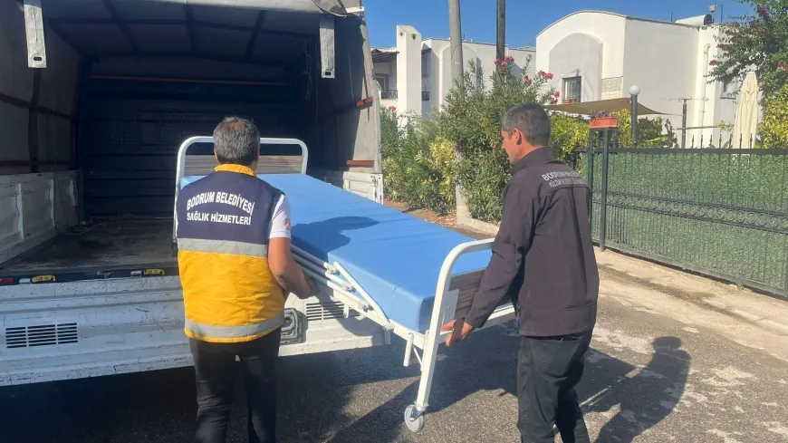 Bodrum Belediyesinden Vatandaşlara Medikal Malzeme Desteği