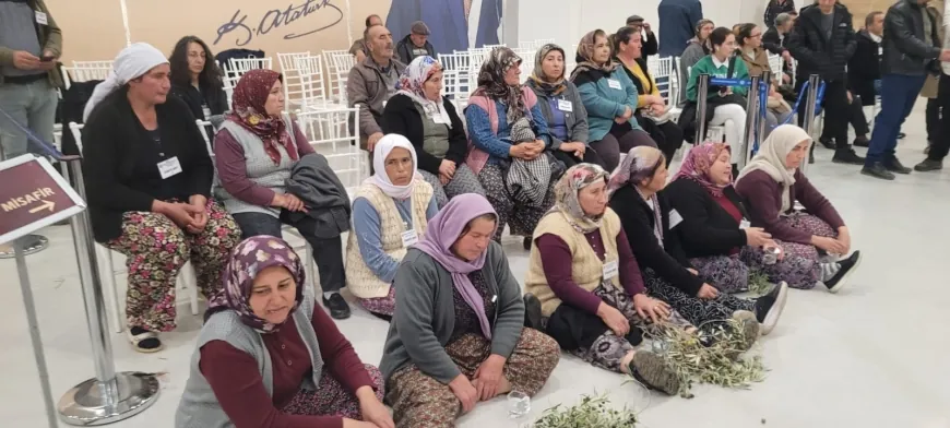 Çimento fabrikasına köylülerden mecliste zeytin dallı eylem