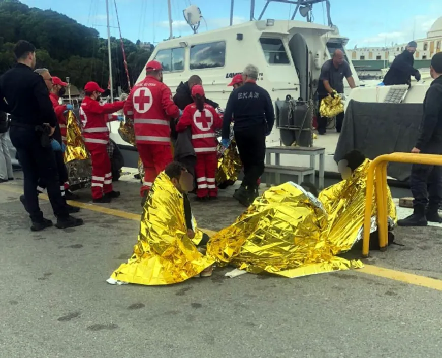 Marmaris açıklarında göçmen teknesi battı, 8 göçmenin cesedine ulaşıldı, kayıplar var