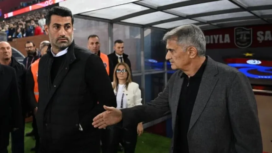 Olay tepki! Volkan Demirel Şenol Güneş'in elini sıkmadı...SENSİN TERBİYESİZ....