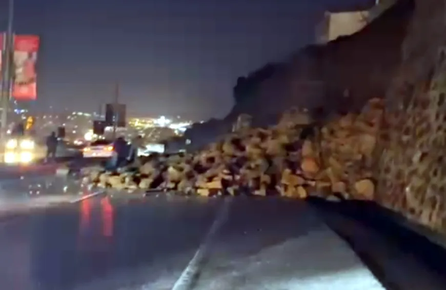 Bodrum’da sağanak yağış felakete yol açıyordu, heyelan oldu otomobil toprak altında kaldı