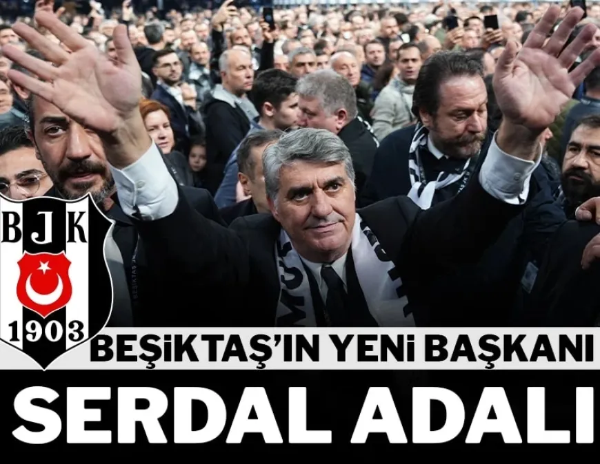Beşiktaş’ın yeni başkanı Serdal Adalı oldu! Büyük fark attı