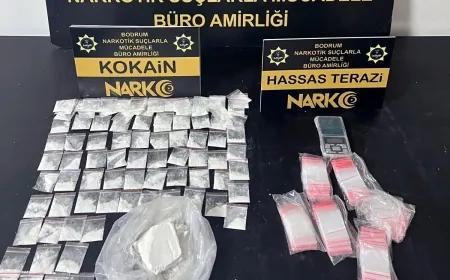 Bodrum’a getirdikleri kokainleri yılbaşında satacaklardı, 2 tutuklama