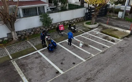 Motosikletler için park alanları yaratılıyor