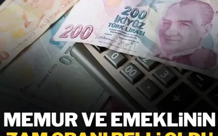 Memur ve emeklinin maaş zammı belli oldu