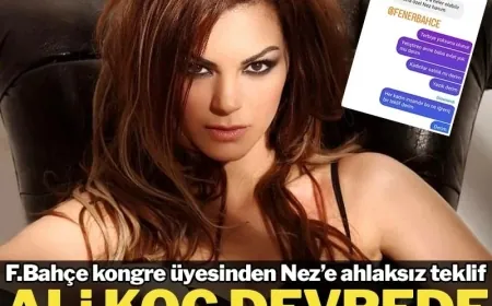 Nez'e Fenerbahçe kongre üyesinden ahlaksız teklif! Ali Koç devreye girdi