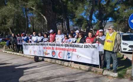 Muğlalı hekimler iş bıraktı “Sonuç alınana kadar eylemlerimiz devam edecek”