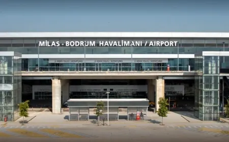 Milas-Bodrum havalimanı 2024 yılında 4 milyon 375 bin yolcuya hizmet verdi