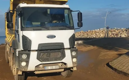 Bodrum’da hafriyat kamyonlarına ceza yağdı