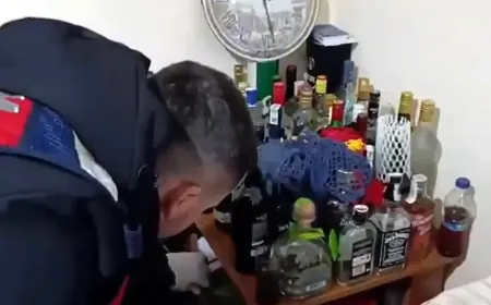 Ölümlerden ders alınmadı,Marmaris’te sahte alkol operasyonu, yarım ton ele geçirildi