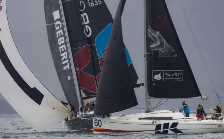 Marmaris’te Kış Trofesi yelken yarışları başladı