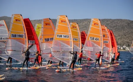 Yelken ligi yarışları heyecanla başladı